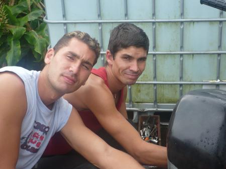 les deux fr�res thierry et nico