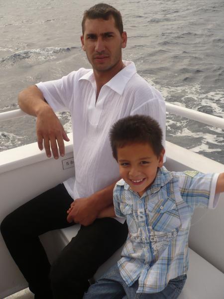 mon grand yab et mon petit yab sur le grand bleu