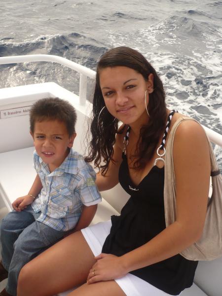 moi et mon petit yab sur le grand bleu,super journ�e